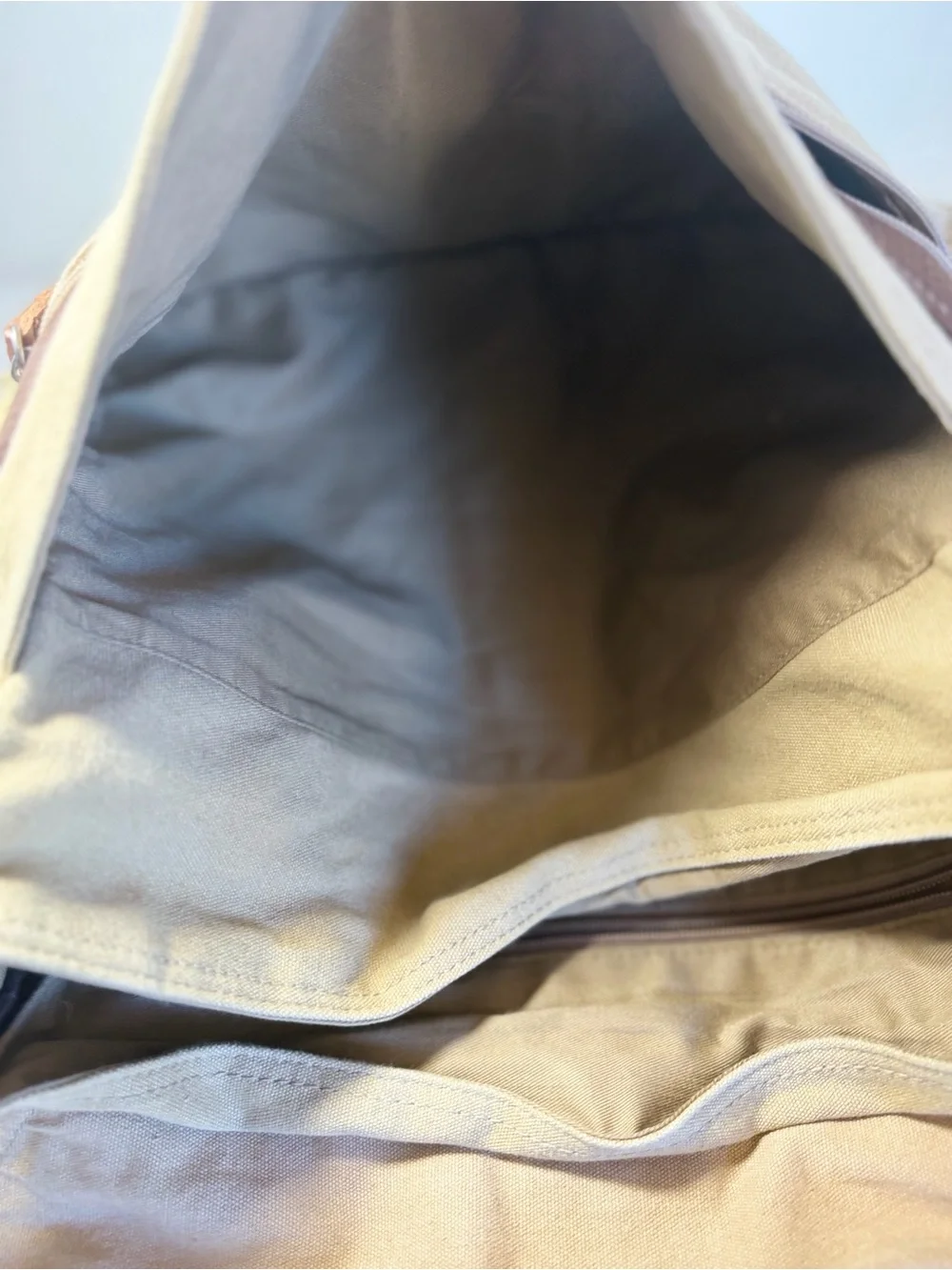 Relic 67 by Fossil Canvas Messenger Bag in Beige